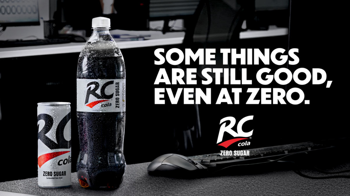 RC Cola Zero Sugar: The soda you love, now made with zero sugar